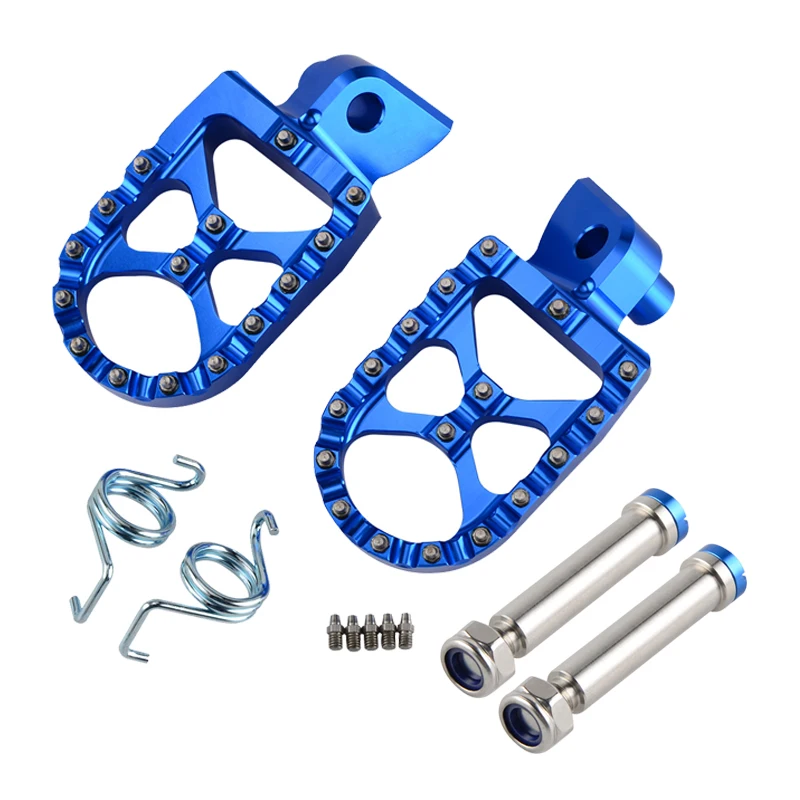 Nicecnc Large Pied Peg Pieds Pédales alu pour Yamaha YZ250 YZ250F YZ250FX WR250F