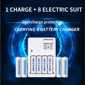 Intelligent Battery Charger Flashlight AAA/AA ABS Universal Multi Function Charger RC Toys NiMH Batteries
Intelligent Battery Charger Flashlight AAA/AA ABS Universal Multi Function Charger RC Toys NiMH Batteries