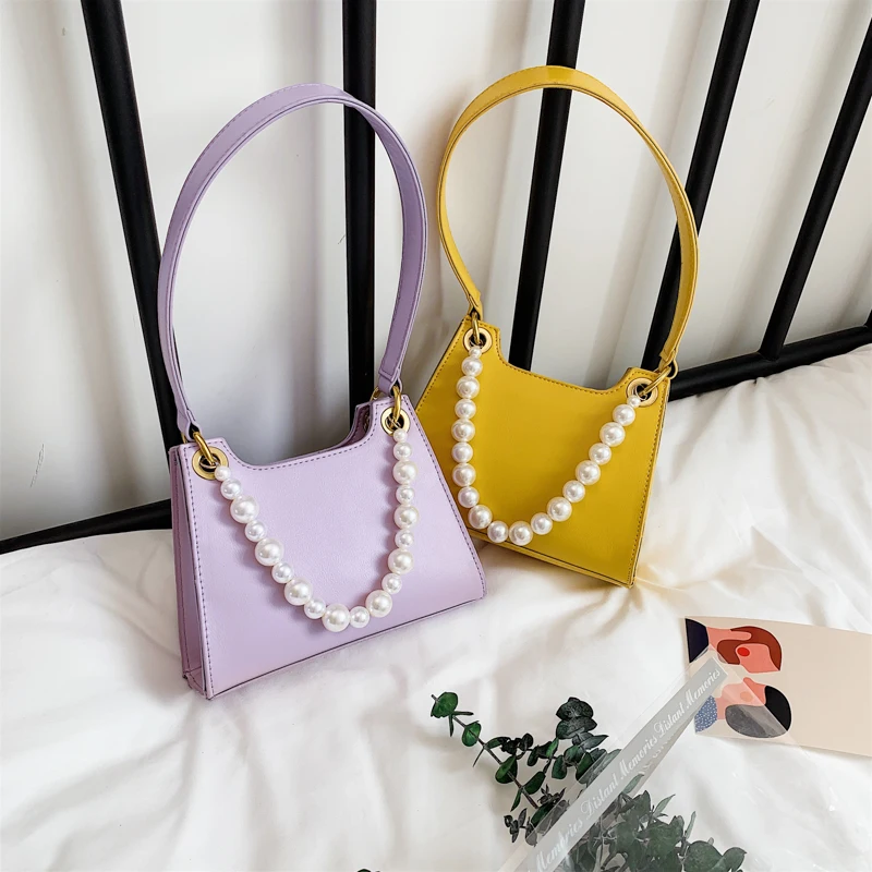 Pearl Designer Crossbody Bags for Women 2020 Summer White PU Leather Ladies Armpit Bag Girls Fashion Shoulder Bag Handbags
Pearl Designer Crossbody Bags for Women 2020 Summer White PU Leather Ladies Armpit Bag Girls Fashion Shoulder Bag Handbags