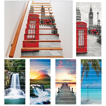 12 Pieces/set of Staircase Stickers Self-Adhesive Ceramic Tile PVC Staircase Wallpaper Decals Staircase Home Decoration 17x 97CM
12 Pieces/set of Staircase Stickers Self-Adhesive Ceramic Tile PVC Staircase Wallpaper Decals Staircase Home Decoration 17x 97CM