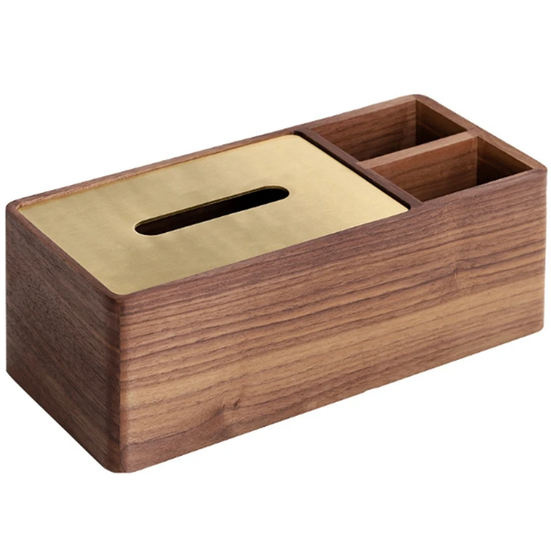 Black Walnut Wood Napkin Box Brass Cover Tray Tissue Box Retro Classic Multi-Function Storage Box Home Decor High-End Hotel Su
Black Walnut Wood Napkin Box Brass Cover Tray Tissue Box Retro Classic Multi-Function Storage Box Home Decor High-End Hotel Su