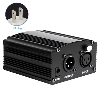 48V Stable Recording Equipment Metal Condenser Microphone Black Adapter Low Noise Phantom Power Supply Easy Install Lightweight
48V Stable Recording Equipment Metal Condenser Microphone Black Adapter Low Noise Phantom Power Supply Easy Install Lightweight