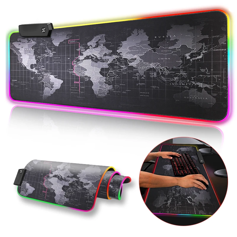 Gaming Mouse Pad RGB Mouse Pad Gamer Computer Mousepad RGB Backlit Mause Pad Large Mousepad XXL For Desk Keyboard LED Mice Mat
Gaming Mouse Pad RGB Mouse Pad Gamer Computer Mousepad RGB Backlit Mause Pad Large Mousepad XXL For Desk Keyboard LED Mice Mat