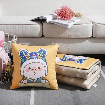 Two In One Air Conditioner Quilt Multifunction Office Dual-use Pillow Blanket Comfortable Breathable Soft and Elastic
Two In One Air Conditioner Quilt Multifunction Office Dual-use Pillow Blanket Comfortable Breathable Soft and Elastic