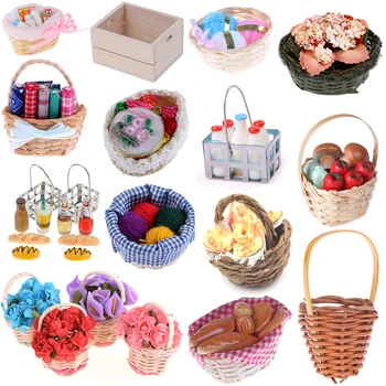 Fruit Bamboo Egg Bread Toast Hot Dog Trash Cans Bath Sewing Tools Weaving Storage Basket Dollhouse Furniture Toys 
Fruit Bamboo Egg Bread Toast Hot Dog Trash Cans Bath Sewing Tools Weaving Storage Basket Dollhouse Furniture Toys