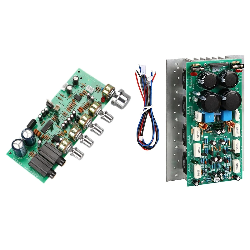 Suitable For Sanken1494 / 3858 Hifi Audio Amplifier Board 450W + 450W Stereo Amp Mono 800W High Power Amplifier Board With Tunin
Suitable For Sanken1494 / 3858 Hifi Audio Amplifier Board 450W + 450W Stereo Amp Mono 800W High Power Amplifier Board With Tunin
