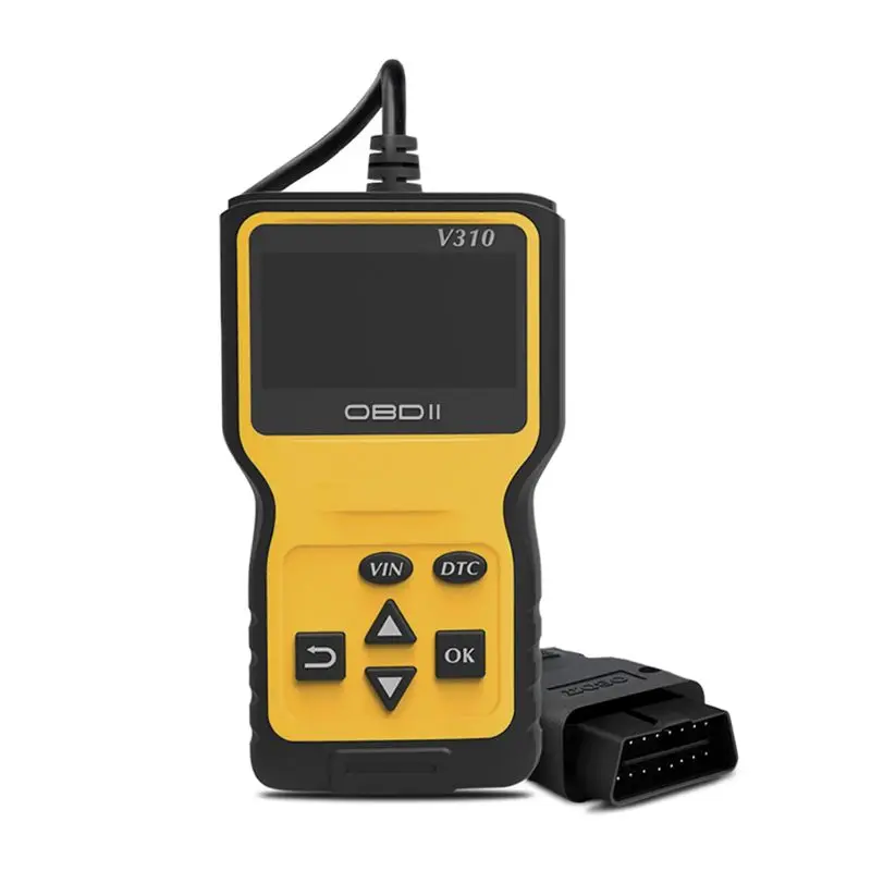V310 OBDII Car Code Reader Scanner V1.1 Check Engine Fault Car Speed Probe Diagnostic Tool Code Scan Tools
V310 OBDII Car Code Reader Scanner V1.1 Check Engine Fault Car Speed Probe Diagnostic Tool Code Scan Tools