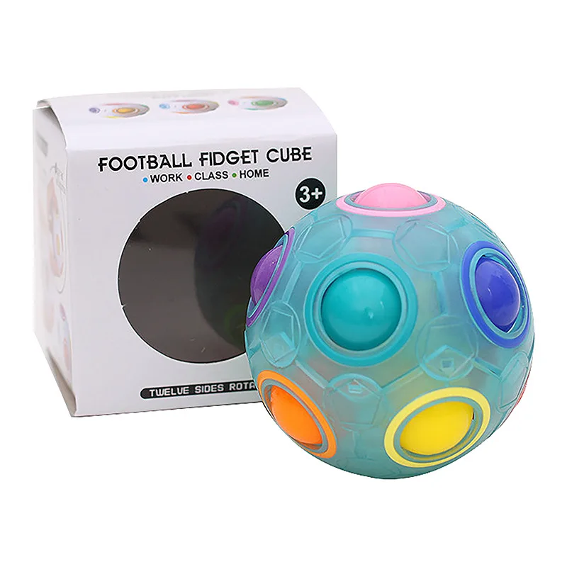 Magic Rainbow Ball Luminous Puzzle Logical Thinking Training Hand-Brain Coordination Fun Rubik's Cube Children's Toy
Magic Rainbow Ball Luminous Puzzle Logical Thinking Training Hand-Brain Coordination Fun Rubik's Cube Children's Toy