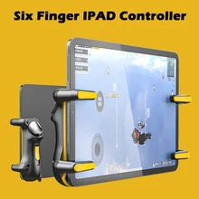 Six Finger Ipad PUBG Controller Capacitance Adjustable Mobile Game Trigger L1R1 Button Gamepad Joystick Grip Tablet Accessories
Six Finger Ipad PUBG Controller Capacitance Adjustable Mobile Game Trigger L1R1 Button Gamepad Joystick Grip Tablet Accessories