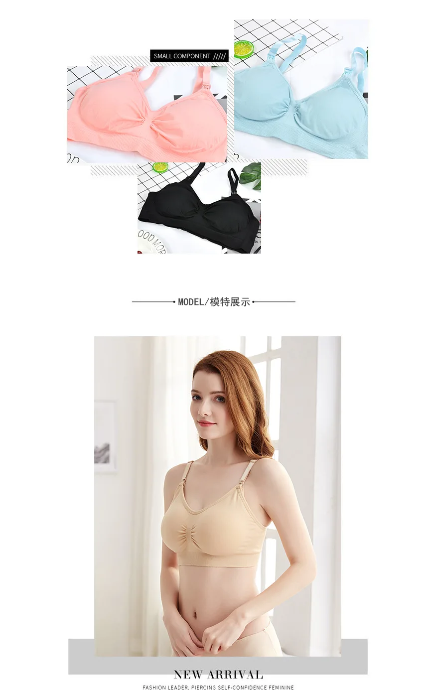 Fashion Front Closure Breastfeeding Bras Maternity Nursing Bra Plus Big