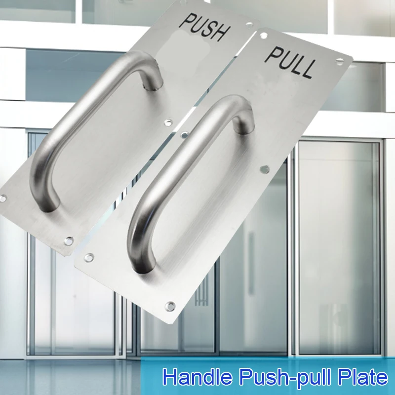 Stainess Steel Door Handle Pull Push Plate Commercial Glass Iron Sliding Door Handle for Offices Hotels Cafe Store Toilet Gate
Stainess Steel Door Handle Pull Push Plate Commercial Glass Iron Sliding Door Handle for Offices Hotels Cafe Store Toilet Gate