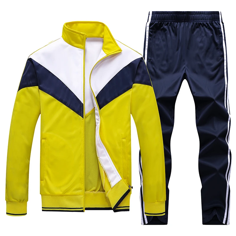 Men's Sportswear Tracksuit Men Track Suit Jacket+pants 2 Two Pieces Clothing Set Casual Male Jogger Sweatsuit Plus size 4XL 5XL
Men's Sportswear Tracksuit Men Track Suit Jacket+pants 2 Two Pieces Clothing Set Casual Male Jogger Sweatsuit Plus size 4XL 5XL