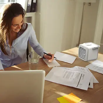 Air Conditioner Fan Mute Silent Personal Space For Office Home Mini USB Air Fan Cooler Arctic Cooling Humidifier
Air Conditioner Fan Mute Silent Personal Space For Office Home Mini USB Air Fan Cooler Arctic Cooling Humidifier