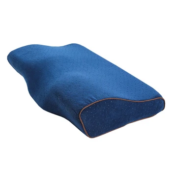 Memory Foam Bedding Pillow Neck Protection Slow Rebound Memory Foam Butterfly Shaped Pillow Health Cervical Neck 50X30CM 
Memory Foam Bedding Pillow Neck Protection Slow Rebound Memory Foam Butterfly Shaped Pillow Health Cervical Neck 50X30CM