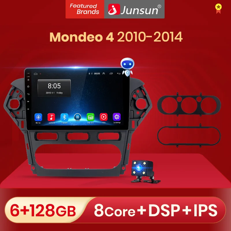 Junsun V1 Android 10 DSP AI Голосовое управление автомобильное радио мультимедийный