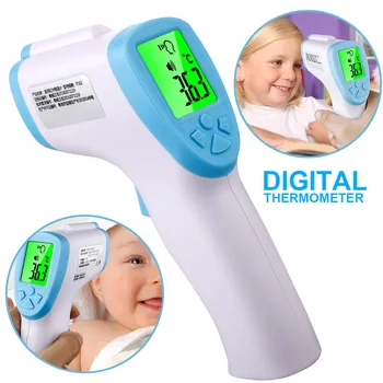 Digital Non-Contact Thermometer LCD Screen Backlight Adult Infrared Forehead IR Thermometer Temperature Measurement Device
Digital Non-Contact Thermometer LCD Screen Backlight Adult Infrared Forehead IR Thermometer Temperature Measurement Device