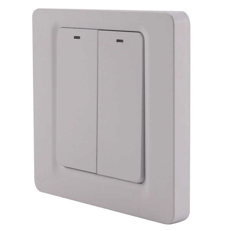 Remote Control Two-Control Smart Switch Mobile Phone Voice Timing Button Physical Smart Wifi Switch White EU Plug
Remote Control Two-Control Smart Switch Mobile Phone Voice Timing Button Physical Smart Wifi Switch White EU Plug