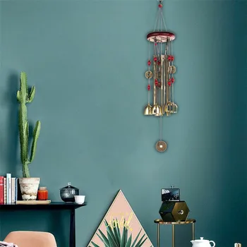 VOGVIGO Solid Wood Bronze Wind Chimes Ornaments 4 Tube Bells Ancient Coins Lucky Lucky Safe Home Garden Decoration Gifts
VOGVIGO Solid Wood Bronze Wind Chimes Ornaments 4 Tube Bells Ancient Coins Lucky Lucky Safe Home Garden Decoration Gifts