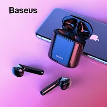 Baseus w09 tws bluetooth fone de ouvido sem fio handsfree fones estéreo buleoth 5.0 jogos hd fone esporte fones(China)