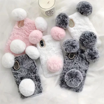 3D Panda Cute Case For iPhone 11 Pro Max XR XS X 8 6 Rabbit Genuine Hair Bling Diamond Fluffy Fur Girl Soft TPU Cartoon 40pcs 
3D Panda Cute Case For iPhone 11 Pro Max XR XS X 8 6 Rabbit Genuine Hair Bling Diamond Fluffy Fur Girl Soft TPU Cartoon 40pcs