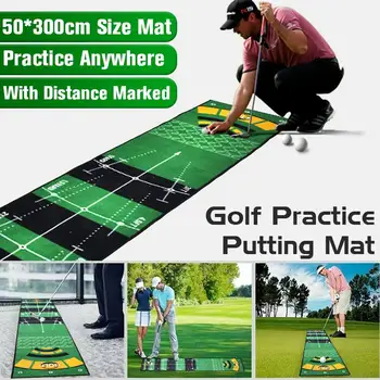 50x300cm Golf Practice Putting Ball Mat Golf Putter Trainer Anti-Slip Indoor Training Green Golf Practice Mat Carpet
50x300cm Golf Practice Putting Ball Mat Golf Putter Trainer Anti-Slip Indoor Training Green Golf Practice Mat Carpet