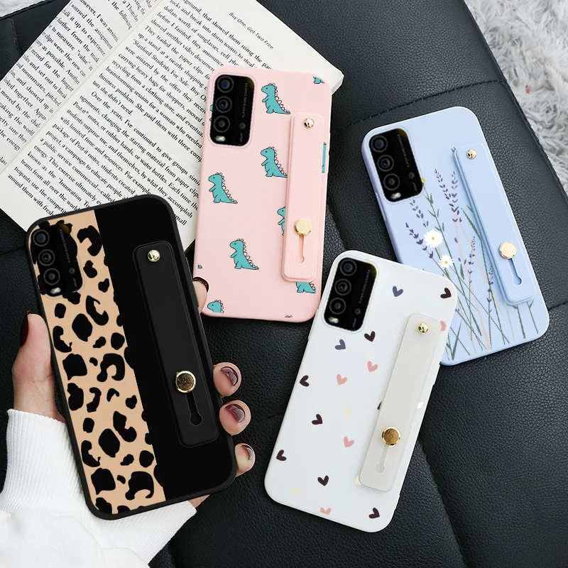 Чехол с ремешком на запястье для Xiaomi Redmi 9 T чехол 6 53 дюйма мягкий силиконовый