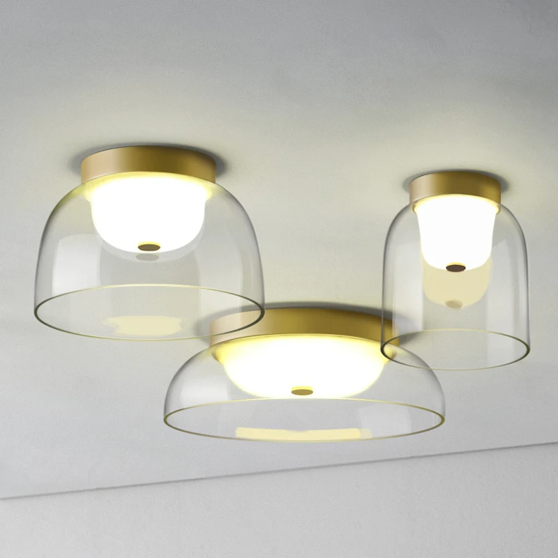 Transparent glass ceiling lamp simple fashion aisle porch lighting lighting led balcony cloakroom bathroom lamps 
Transparent glass ceiling lamp simple fashion aisle porch lighting lighting led balcony cloakroom bathroom lamps