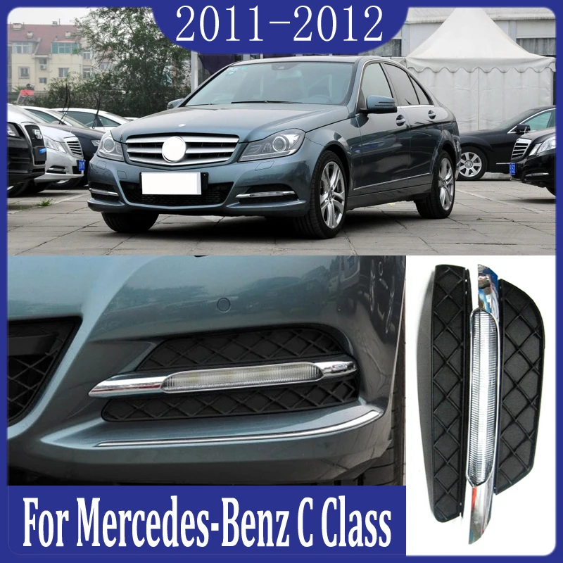 2pcs For Mercedes-Benz C Class W204 2011-2012 6000K White Light LED Daytime Driving Running Light DRL Car Fog Lamp
2pcs For Mercedes-Benz C Class W204 2011-2012 6000K White Light LED Daytime Driving Running Light DRL Car Fog Lamp