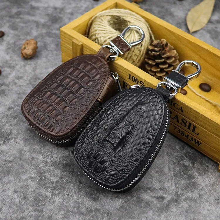 Ma qi Meal Full-grain Leather Creative Crocodile Pattern High Textured Versatile Business Retro Car Smart Key
Ma qi Meal Full-grain Leather Creative Crocodile Pattern High Textured Versatile Business Retro Car Smart Key