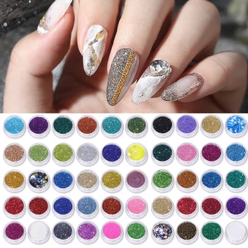 60 Colors Holographic Powder on Nails Laser Nail Glitter Chrome Nail DIP Powder UV Gel Polish Nail Art Decorations CHNJ151-1
60 Colors Holographic Powder on Nails Laser Nail Glitter Chrome Nail DIP Powder UV Gel Polish Nail Art Decorations CHNJ151-1
