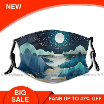 Moon Mouth Face Mask Moon Glow Facial Mask Adult with 2 Filters Polyester Funny Mask
Moon Mouth Face Mask Moon Glow Facial Mask Adult with 2 Filters Polyester Funny Mask