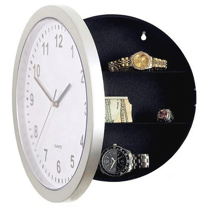 Round Shape Wall Clock Storage Box Jewelry Hidden Safe Concealed Wall Piggy Bank Secret Money Box
Round Shape Wall Clock Storage Box Jewelry Hidden Safe Concealed Wall Piggy Bank Secret Money Box