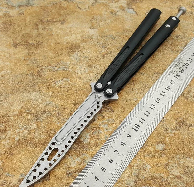 Tachyon III 3 Butterfly Trainer Knife Aluminum Handle Outdoor Camping Hunting Pocket Knife EDC Knives Free-swinging gift 
Tachyon III 3 Butterfly Trainer Knife Aluminum Handle Outdoor Camping Hunting Pocket Knife EDC Knives Free-swinging gift