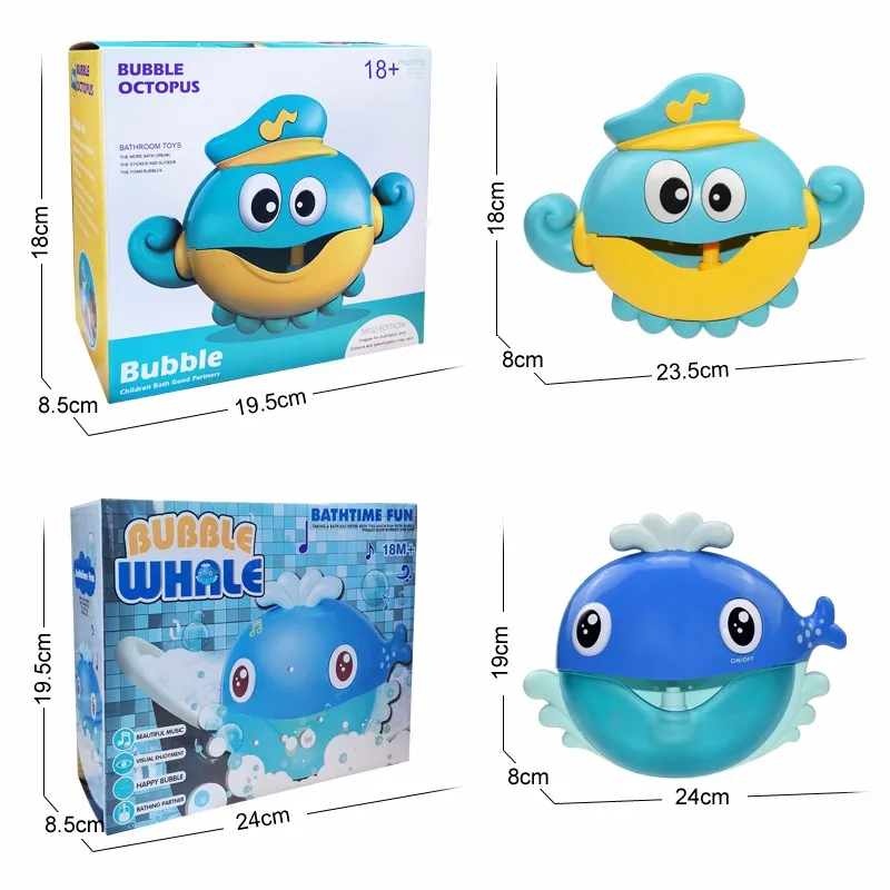 Bubble Crabs детская игрушка для ванны Забавный малыш Ванна Maker бассейн купания