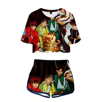 BOY STORY comfortable Two-piece Fashion Summer Umbilical Shirt Women's Casual Cool Summer Fashion Set 
BOY STORY comfortable Two-piece Fashion Summer Umbilical Shirt Women's Casual Cool Summer Fashion Set