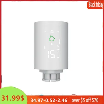 New TRV Tuya ZigBee 3.0 Smart Radiator Actuator Thermostat Programmable Radiator Valve Temperature Controller Voice Control Alex
New TRV Tuya ZigBee 3.0 Smart Radiator Actuator Thermostat Programmable Radiator Valve Temperature Controller Voice Control Alex