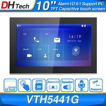 Dahua Original VTH5441G Indoor Monitor 10" 1024*600 Touch Screen Color IP Video Intercom IPC Support Alarm Replace VTH1660CH
Dahua Original VTH5441G Indoor Monitor 10" 1024*600 Touch Screen Color IP Video Intercom IPC Support Alarm Replace VTH1660CH