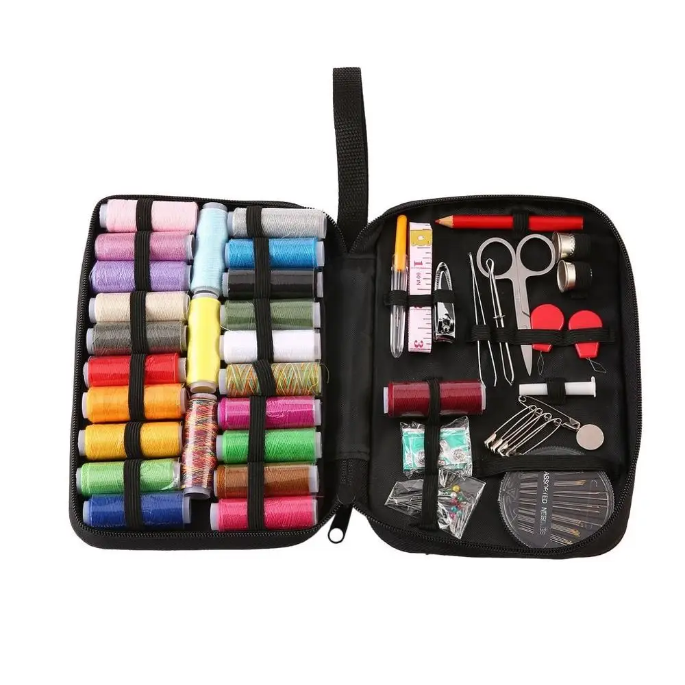 98PCS Handmade Sewing Thread Travel Multi-function Sewing Box Kit Stitches Knitting Needles Tools Buttons Craft Scissor
98PCS Handmade Sewing Thread Travel Multi-function Sewing Box Kit Stitches Knitting Needles Tools Buttons Craft Scissor