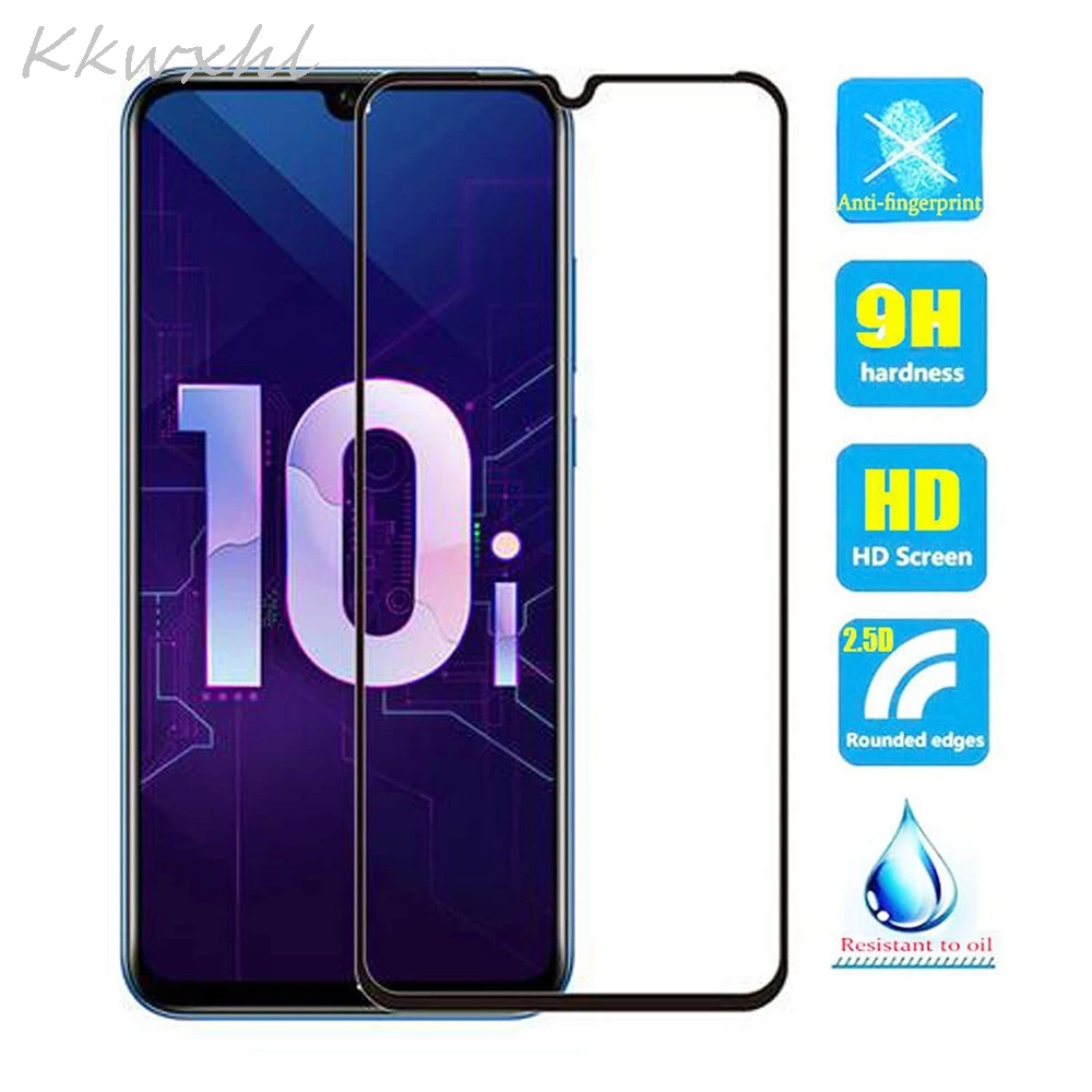 For Huawei Honor 10i 8A 10 Lite 8C 8X 8S Play P20 P30  P Smart 2019  Full Cover Screen Protector Tempered Glass Protective Film
