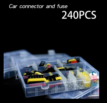 240Pcs Assorted Car Fuses car replacement set1-6 Pin Way Car Electrical Wire Connector Car Motorcycle Waterproof wire connector
240Pcs Assorted Car Fuses car replacement set1-6 Pin Way Car Electrical Wire Connector Car Motorcycle Waterproof wire connector