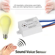 220V Smart Sound Voice Sensor Module Auto ON/OFF Light Switch Module Smart Home For Warehouse Stair NOT Tuya Smart Switch
220V Smart Sound Voice Sensor Module Auto ON/OFF Light Switch Module Smart Home For Warehouse Stair NOT Tuya Smart Switch