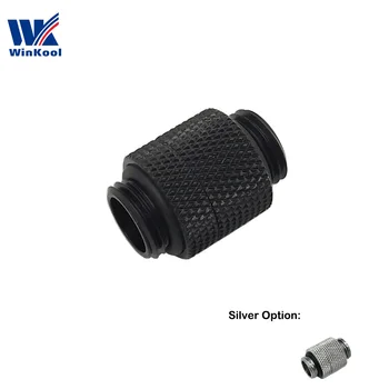 WinKool Rotary Revolvable Male to Male Extender Fitting with G1/4" threads Black/Silver Options
WinKool Rotary Revolvable Male to Male Extender Fitting with G1/4" threads Black/Silver Options