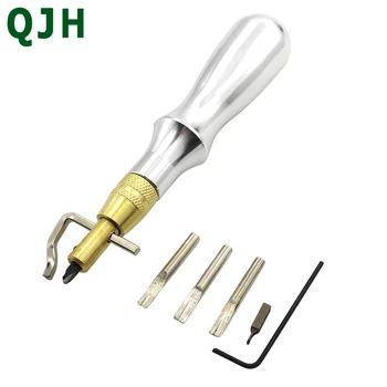 Handmade leather goods diy tool set multifunctional grooving slotter edge crimping edge trimmer trimmer hand sewing scratch tool
Handmade leather goods diy tool set multifunctional grooving slotter edge crimping edge trimmer trimmer hand sewing scratch tool