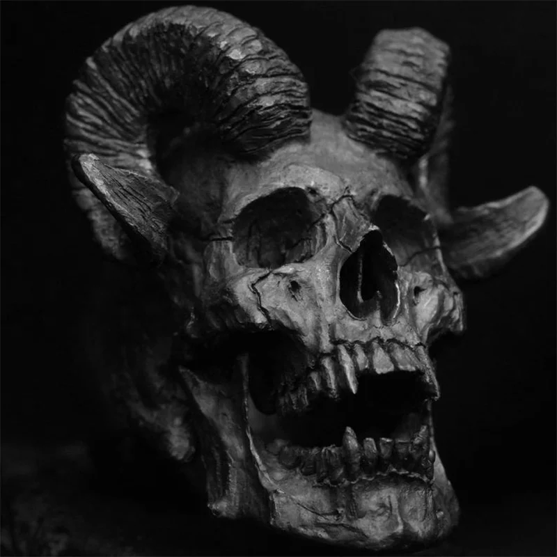 FDLK Gothic Vintage Devil Satan Goat Skull Ring A little Zinc Alloy Punk Ring Fashion Men's Biker Jewelry
FDLK Gothic Vintage Devil Satan Goat Skull Ring A little Zinc Alloy Punk Ring Fashion Men's Biker Jewelry