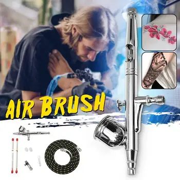 T130K Dual-Action Spray Gun Airbrush with Compressor 0.2mm Airbrush Kit for Nail Airbrush for Model/Cake/Car Painting
T130K Dual-Action Spray Gun Airbrush with Compressor 0.2mm Airbrush Kit for Nail Airbrush for Model/Cake/Car Painting