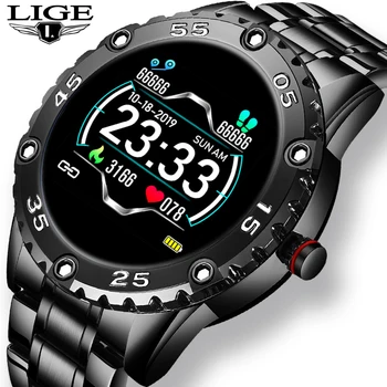 LIGE New Smart Watch Men IP67 Waterproof Heart Rate Fitness Tracker Pedometer For Android ios Steel Band Sports Men smart watch
LIGE New Smart Watch Men IP67 Waterproof Heart Rate Fitness Tracker Pedometer For Android ios Steel Band Sports Men smart watch