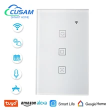 WiFi US Curtain Switch Touch Panel Tuya App Remote Control Electrical Roller Shutter Blind Voice Control Google Home Alexa Siri
WiFi US Curtain Switch Touch Panel Tuya App Remote Control Electrical Roller Shutter Blind Voice Control Google Home Alexa Siri