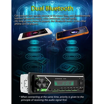 12V 60W Car MP3 Player Bluetooth 4.0 Hands-free Card Reader FM Radio Colorful Lights, FM 87.5~108MHZ
12V 60W Car MP3 Player Bluetooth 4.0 Hands-free Card Reader FM Radio Colorful Lights, FM 87.5~108MHZ