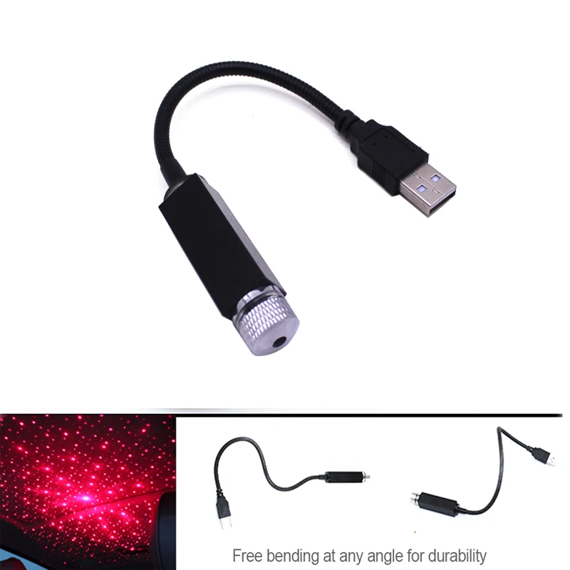 1x USB атмосферная лампа Интерьер окружающей среды Star светильник проектор