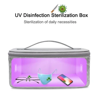 UV ultraviolet light disinfection sterilization Bag Sterilizer Box Usb Rechargeable Germicidal UV Lamp Uv Cleaner Zipper
UV ultraviolet light disinfection sterilization Bag Sterilizer Box Usb Rechargeable Germicidal UV Lamp Uv Cleaner Zipper
